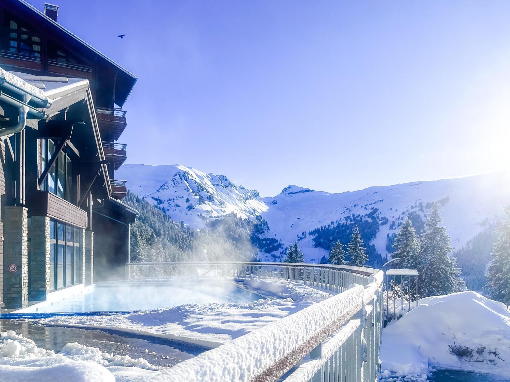 Large One-Bedroom Apartment, Wheelchair Adapted, Les Terrasses D'Eos Flaine Exteriör bild