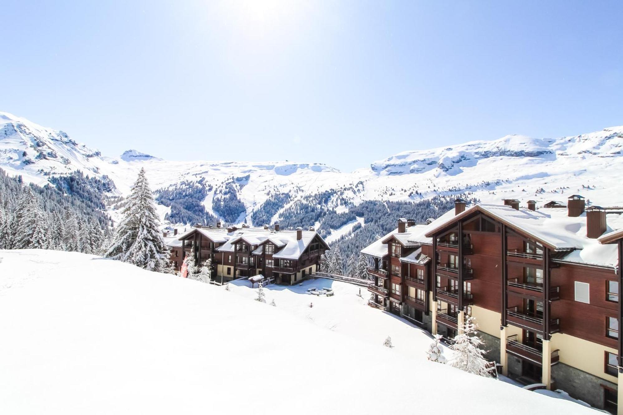 Large One-Bedroom Apartment, Wheelchair Adapted, Les Terrasses D'Eos Flaine Exteriör bild