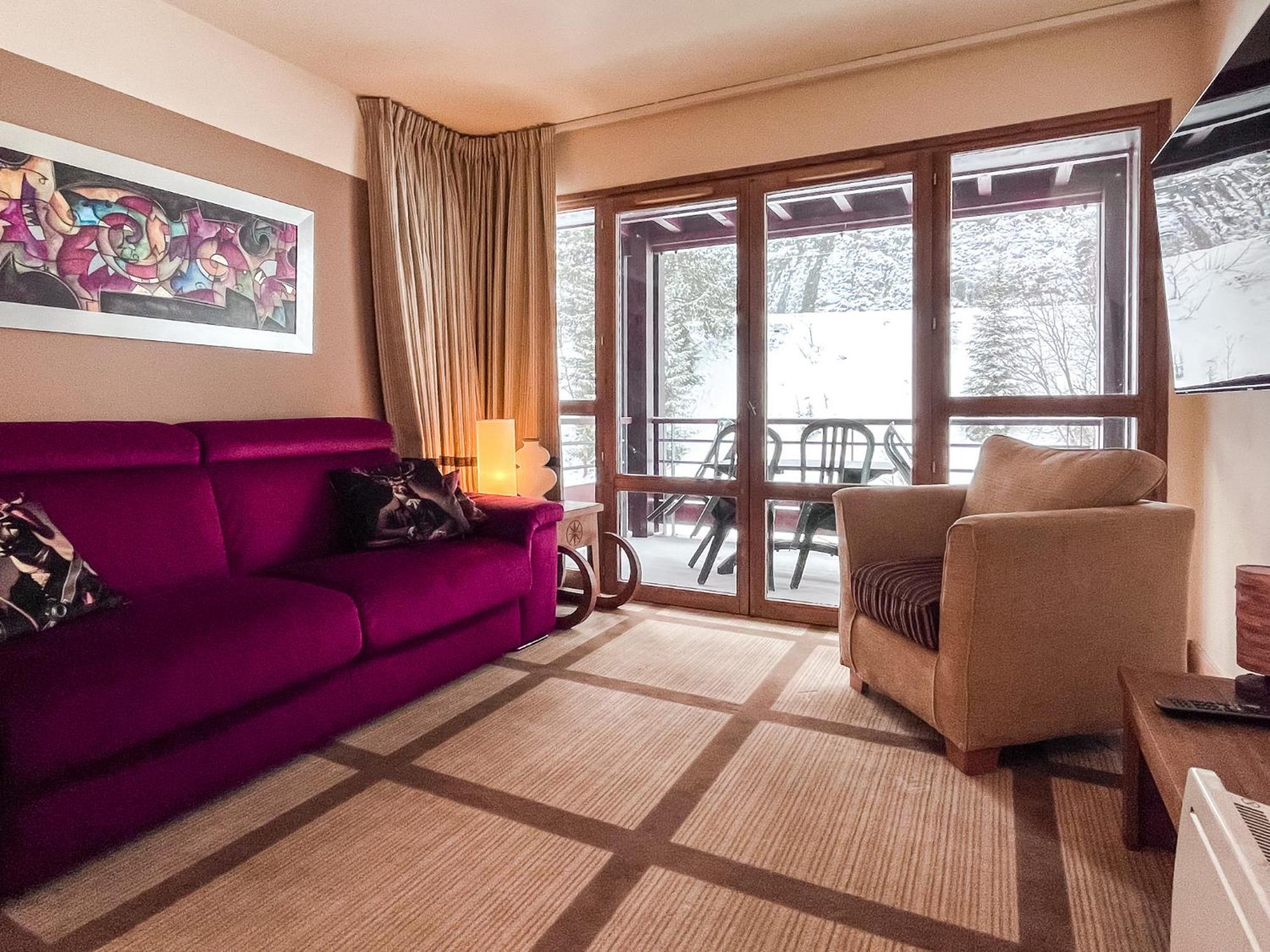 Large One-Bedroom Apartment, Wheelchair Adapted, Les Terrasses D'Eos Flaine Exteriör bild