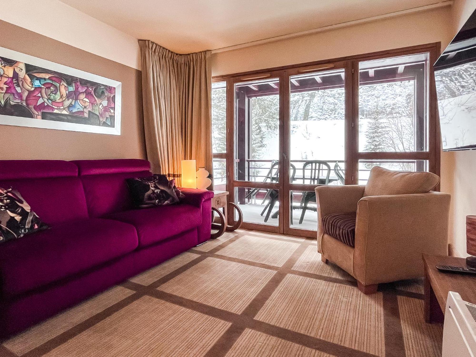 Large One-Bedroom Apartment, Wheelchair Adapted, Les Terrasses D'Eos Flaine Exteriör bild