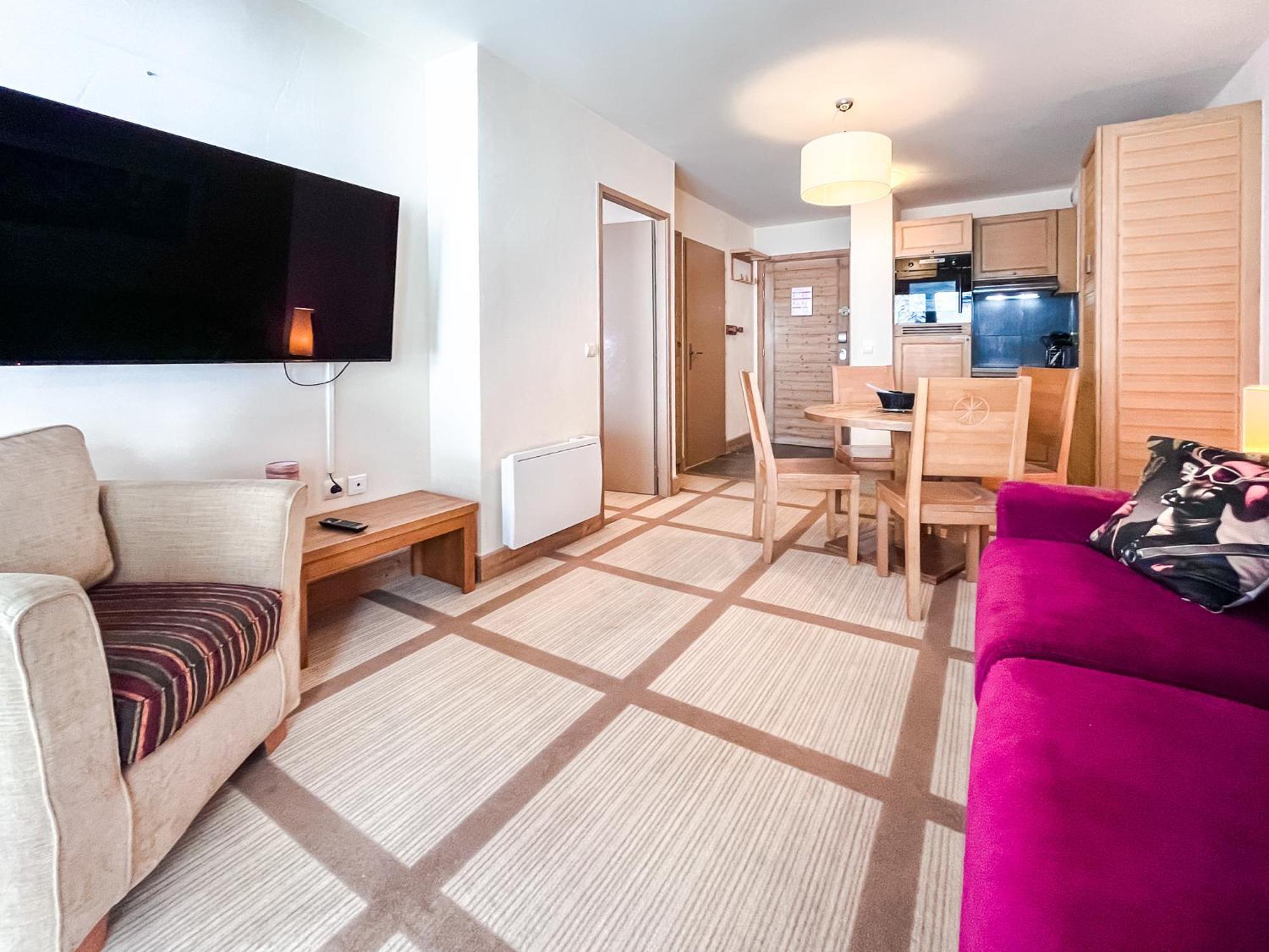Large One-Bedroom Apartment, Wheelchair Adapted, Les Terrasses D'Eos Flaine Exteriör bild