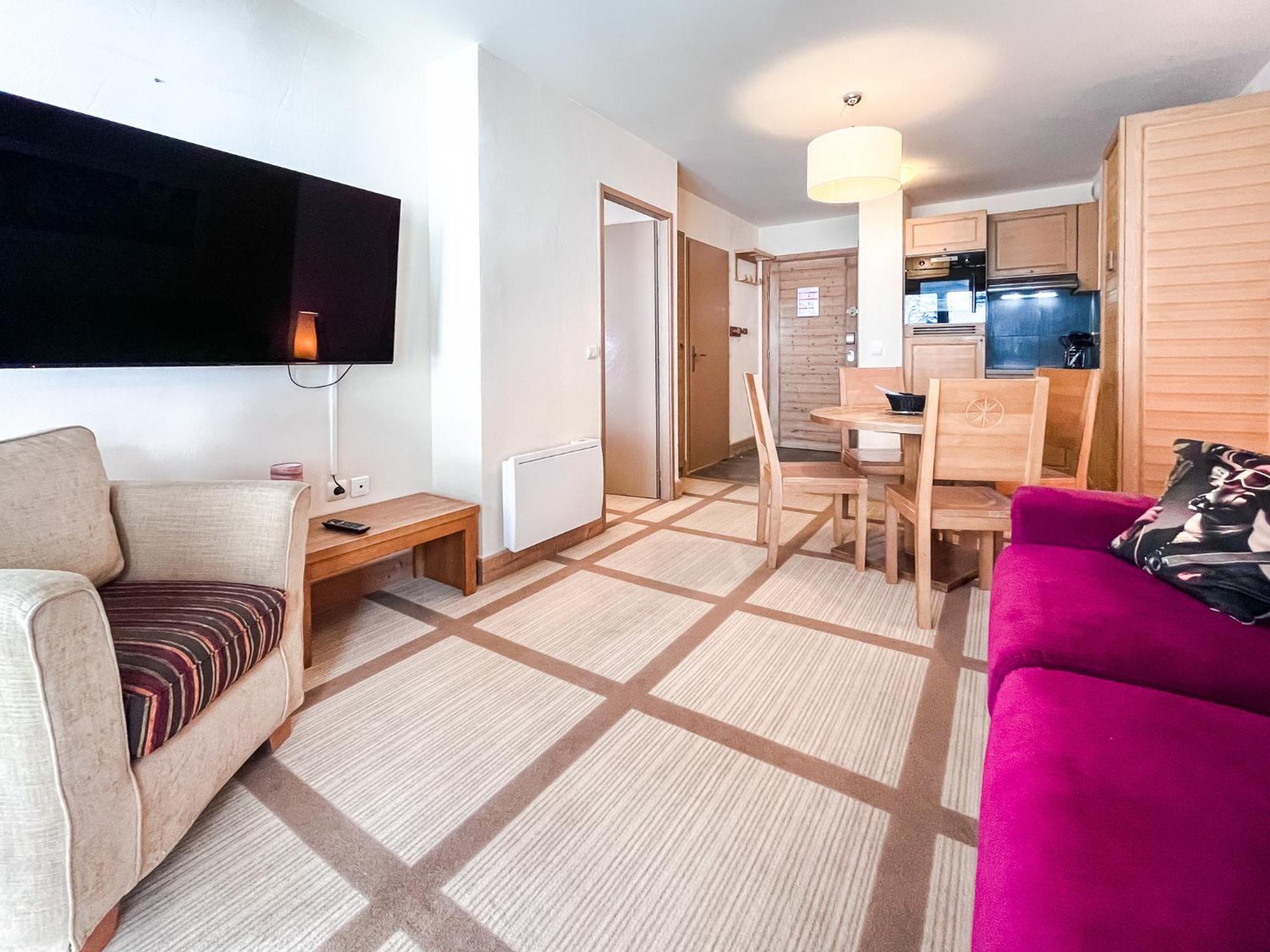 Large One-Bedroom Apartment, Wheelchair Adapted, Les Terrasses D'Eos Flaine Exteriör bild