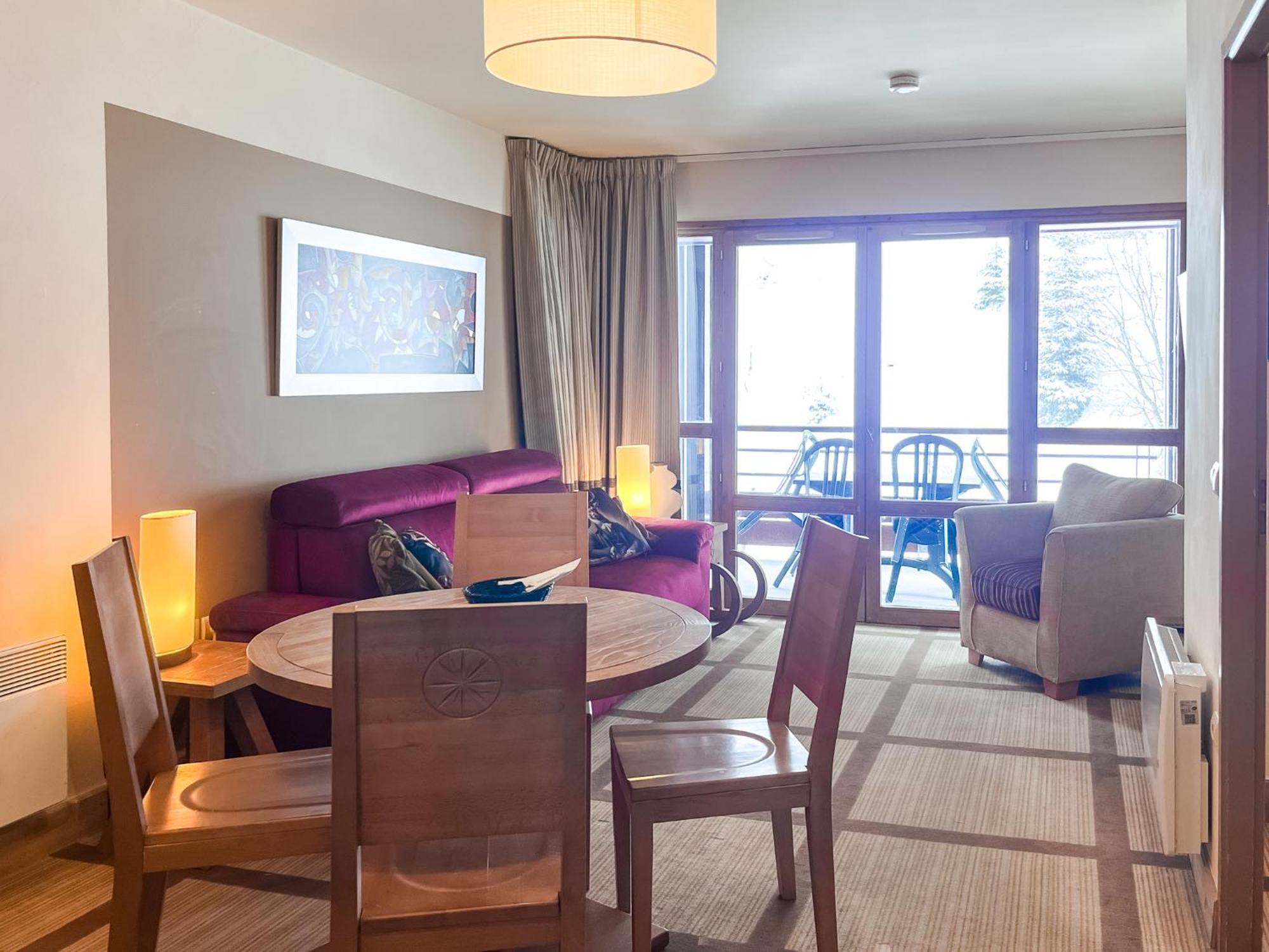 Large One-Bedroom Apartment, Wheelchair Adapted, Les Terrasses D'Eos Flaine Exteriör bild