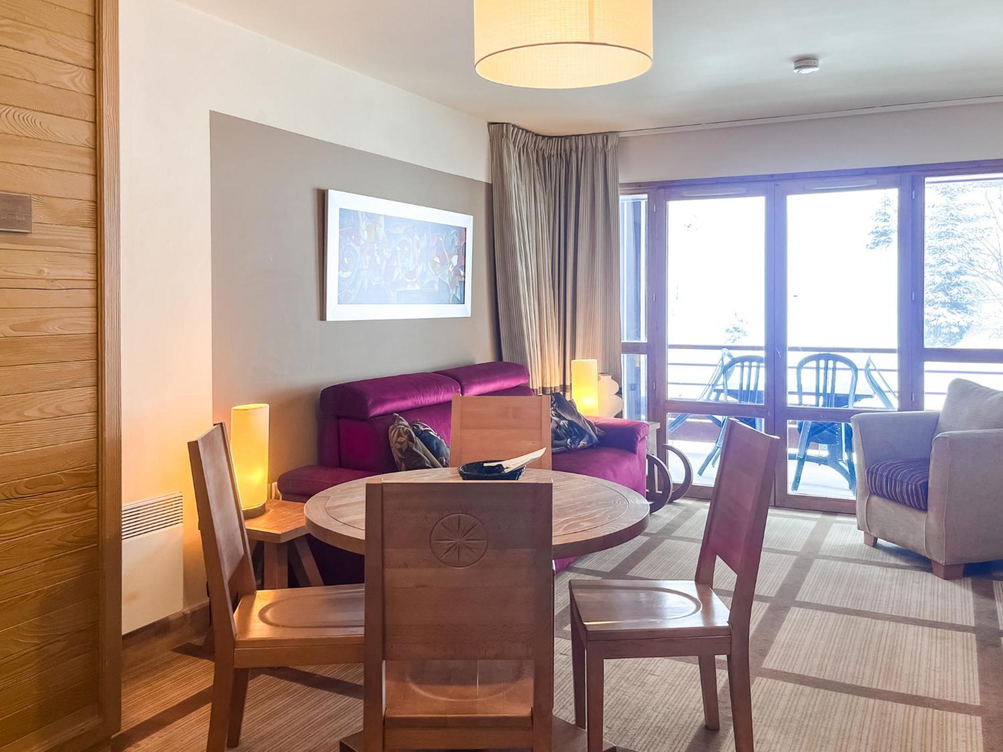 Large One-Bedroom Apartment, Wheelchair Adapted, Les Terrasses D'Eos Flaine Exteriör bild