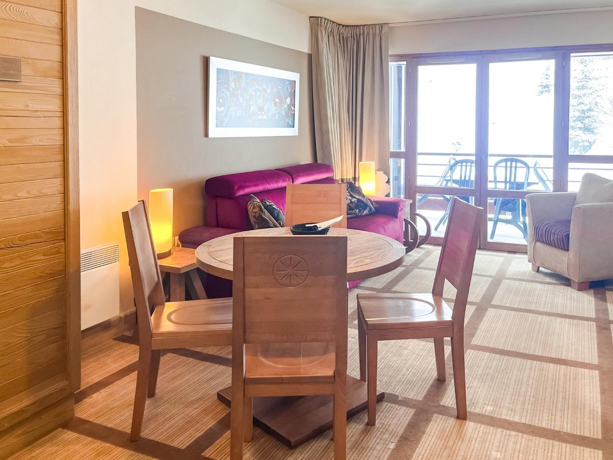 Large One-Bedroom Apartment, Wheelchair Adapted, Les Terrasses D'Eos Flaine Exteriör bild