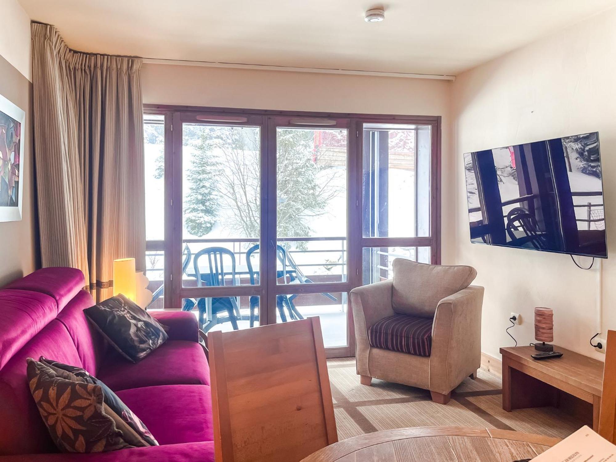 Large One-Bedroom Apartment, Wheelchair Adapted, Les Terrasses D'Eos Flaine Exteriör bild