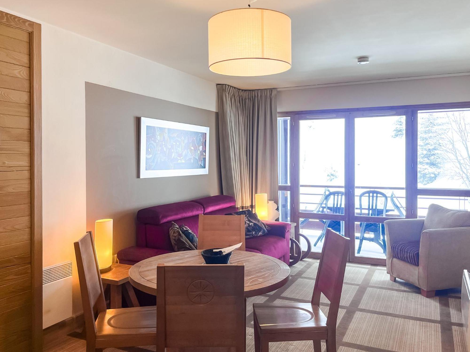 Large One-Bedroom Apartment, Wheelchair Adapted, Les Terrasses D'Eos Flaine Exteriör bild